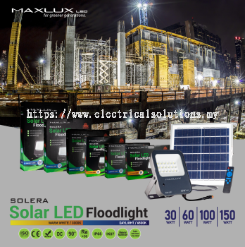Maxlux Solar LED Floodlight 100 Watt DL