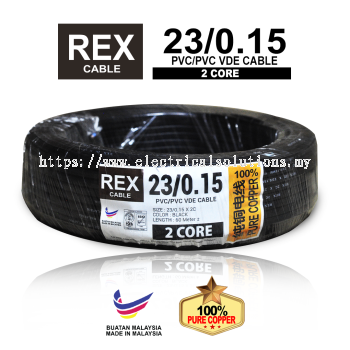 REX CABLE 2.3 0 PVC PVC VDE CABLE