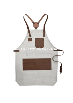 Polyester White Apron - 04