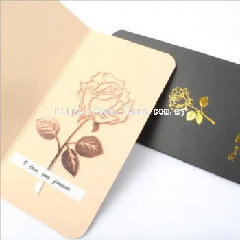 Metal Hollow Rose Bookmarks 