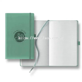 A5 Hardcover Custom Logo Notebook with Elastic Closure