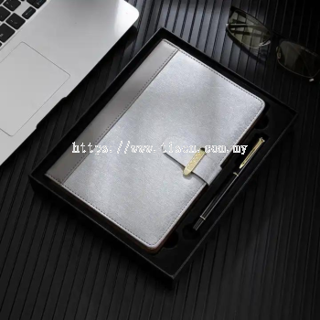 A5 Business Custom PU Leather Magnetic Buckle Notebook Gift Set