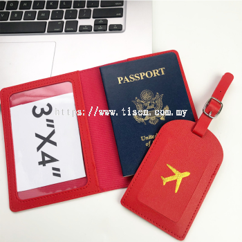 Simple Passport Cover and Travel Tag  01