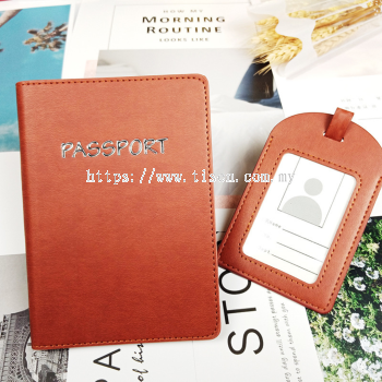 Simple Passport Cover and Travel Tag  02