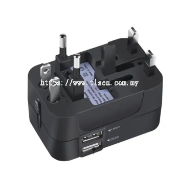 Worldwide Electrical Multi Socket Universal Travel Adapter  02