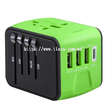 Worldwide Electrical Multi Socket Universal Travel Adapter