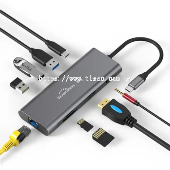 USB Distributor 9 in 1Multiport Smart Port Charging Adapter