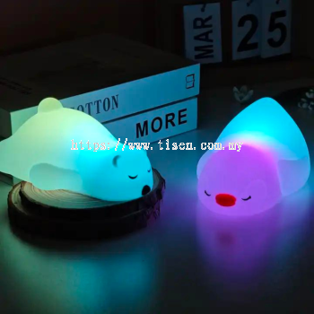 Customize Cute Sleeping Night Lamp with Touch Control