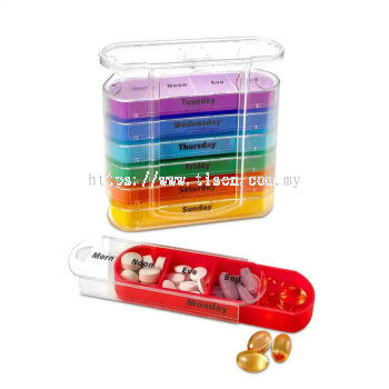 Custom Logo Printing  28 Cases Storage Pill Box