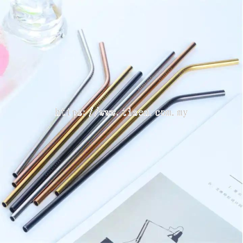 Reusable Portable Drinking Stainless Steel Straw