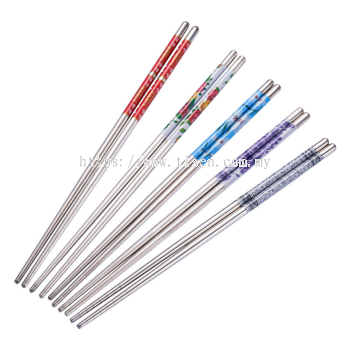 Customized Handle Stainless Steel Chopsticks