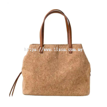 Natural Cork Cosmetic Tote Bag