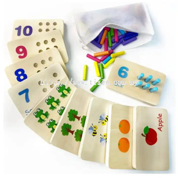 Early Education Montessori Wooden Numbers