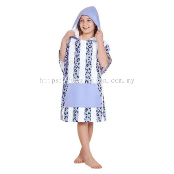 Customized Kid Poncho Towel with Hood