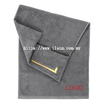 Customized Sport Towel with Zipper Pocket