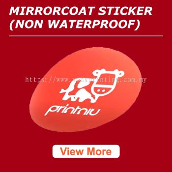 Mirrorcoat Sticker (Non Waterproof)