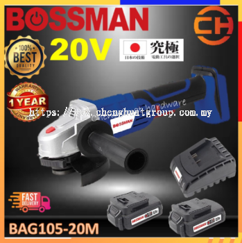 BOSSMAN BAG105-20M 20V CORDLESS ANGLE GRINDER