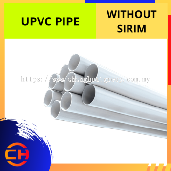 UPVC PIPE WITHOUT SIRIM [4"  x 5.8M]