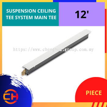 SUSPENSION CEILING TEE SYSTEM MAIN TEE 12' [PIECE]