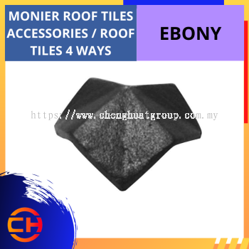 MONIER ROOF TILES ACCESSORIES/ROOF TILES 4 WAYS EBONY