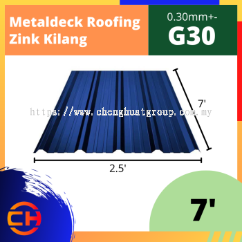 METALDECK ROOFING G30 [7']