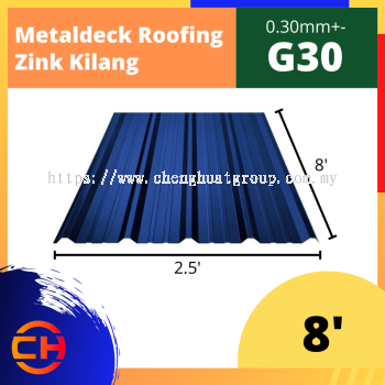 METALDECK ROOFING G30 [8']