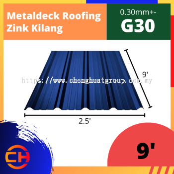 METALDECK ROOFING G30 [9']