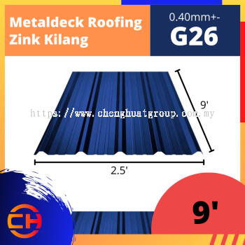 METALDECK ROOFING G26 [9']