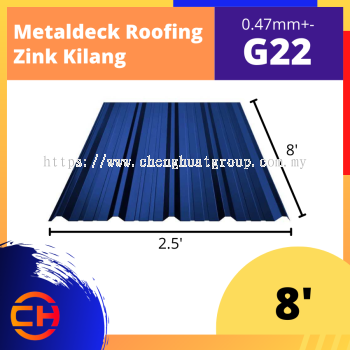 METALDECK ROOFING G22 [8']