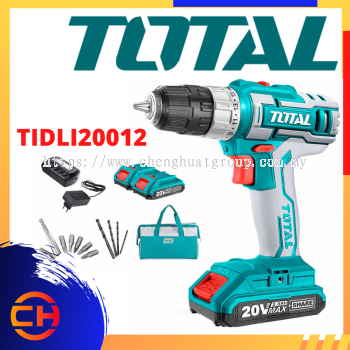 TOTAL TIDLI20012 POWER TOOLS 20V CORDLESS IMPACT DRILL 