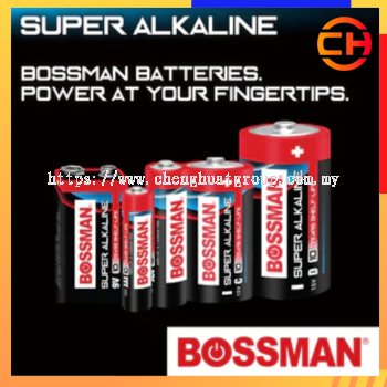 SUPER ALKALINE BOSSMAN BATTERIES 