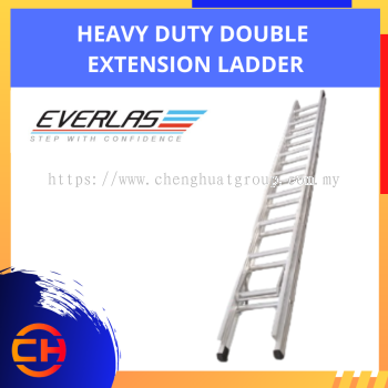 EVERLAS HEAVY DUTY DOUBLE EXTENSION LADDER (PRE ORDER)