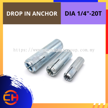 DROP IN ANCHOR [DIA 1/4''-20T]