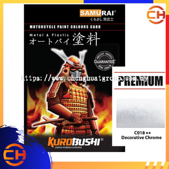 SAMURAI SPRAY PAINT PREMIUM C018** DECORATIVE CHROME 400ML