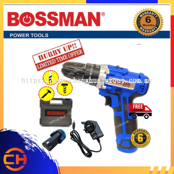 BOSSMAN CORDLESS IMPACT DRILL 3 IN 1 12V [BCD12I]