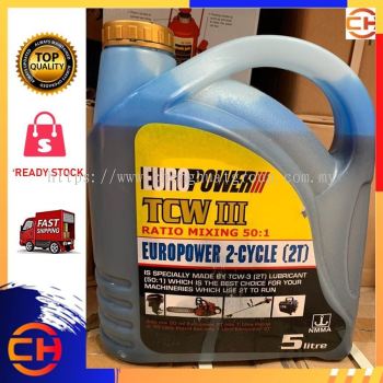 EUROX EUROPOWER 2-CYCLE 2T OIL TCW3 2 STROKE OIL [5 LITRE]