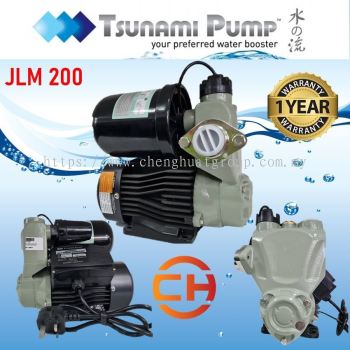 TSUNAMI PUMP INTELLIGENT AUTOMATIC SELF PRIMING HOME WATER BOOSTER  JLM 200