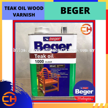 BEGER TEAK OIL WOOD VARNISH TIMBER CLEAR [1 LITRE]