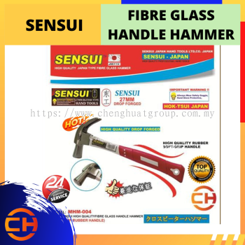 SENSUI HIGH QUALITY SOFT GRIP FIBRE GLASS HANDLE HAMMER [27 MM]