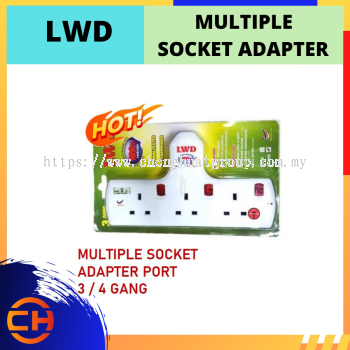 LWD MULTIPLE SOCKET ADAPTER PORT 3 / 4 GANG