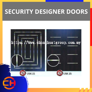 SECURITY DESIGNER DOORS USK21 USK25  [67"X83" / PAIR]