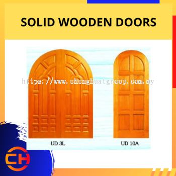 SOLID WOODEN DOORS UD 3L UD 10A [WITH FRAME]