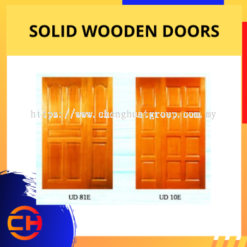 SOLID WOODEN DOORS UD 81E UD 10E [52"X83" / PAIR]