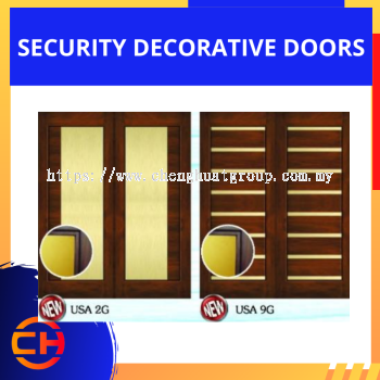 SECURITY DECORATIVE DOORS USA 2G USA 9G [67"X83" / PAIR]