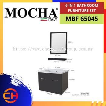 MOCHA 6 IN 1 BATHROOM FURNITURE SET MBF 65405