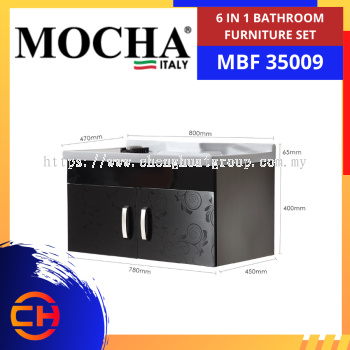 MOCHA 6 IN 1 BATHROOM FURNITURE SET MBF 35009