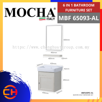 MOCHA 6 IN 1 BATHROOM FURNITURE SET MBF 65093-AL