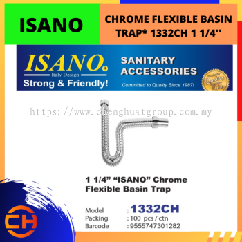 ISANO CHROME FLEXIBLE BASIN TRAP* 1 1/4'' [ 1332CH ] 