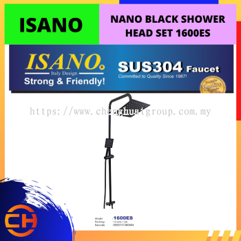 ISANO NANO HITAM SET SHOWER KEPALA  [1600ES]