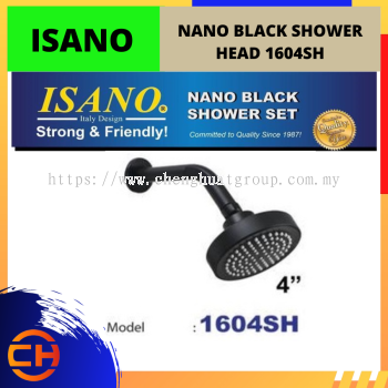 ISANO HITAM NANO KEPALA SHOWER 4'' [1604SH]